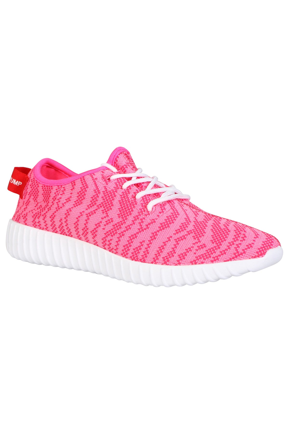 Waffle Pump Womens Pink EEZY Sneakers