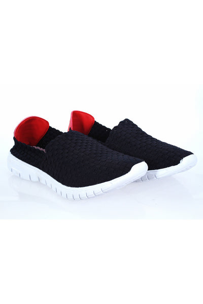 Waffle Pump Mens Casual Navy Sneakers Comfy Slippers